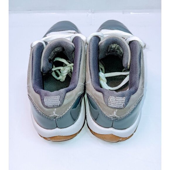 Nike Air Jordan 11 Retro Low Boy's Cool Wolf Gray Sneakers - Picture 6 of 10